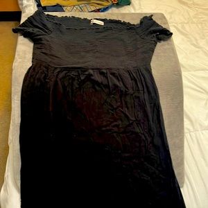 Off the shoulder maxi dress